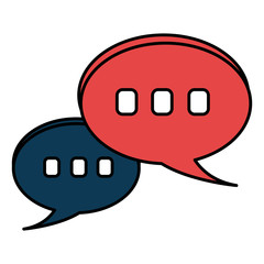 speech bubbles message icon