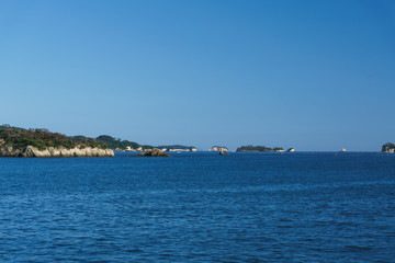松島湾 遊覧船からの景色 matsushima bay