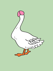dick headed goose