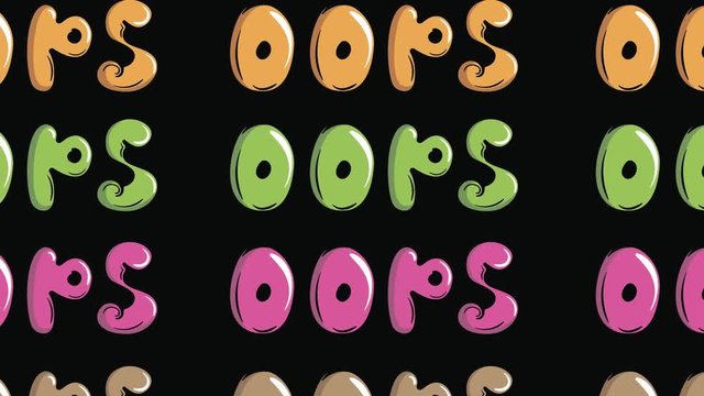 Color words oops distance