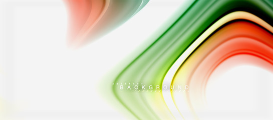 Naklejka premium Rainbow fluid colors abstract background twisted liquid design, colorful marble or plastic wavy texture backdrop, multicolored template for business or technology presentation or web brochure cover