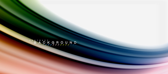 Rainbow fluid colors abstract background twisted liquid design, colorful marble or plastic wavy texture backdrop, multicolored template for business or technology presentation or web brochure cover