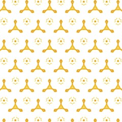 Symmetric golden raster texture. Rich luxury pattern. Graphic production template. Damask motif for design work. Digital art painting fractal artwork. Craft surreal background. Vintage style.