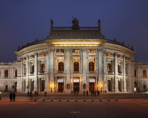 Obraz premium Burgtheater (Court Theatre) in Vienna. Austria