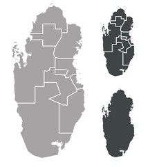 Map of Qatar