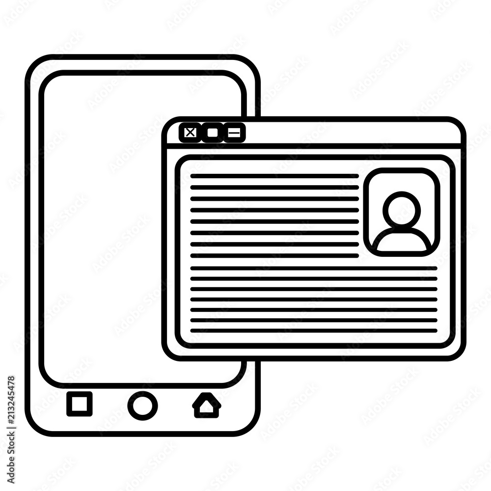 Poster smartphone device with acount loging