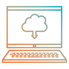 laptop computer with cloud computing
