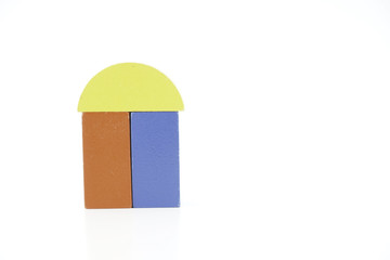 Wooden building blocks