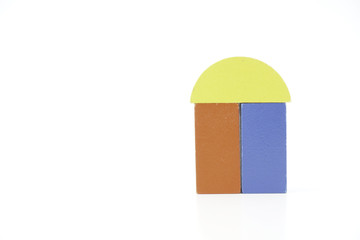 Wooden building blocks