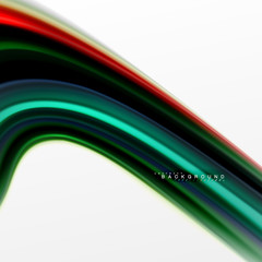 Fluid liquid mixing colors concept on light grey background, curve flow, trendy abstract layout template for business or technology presentation or web brochure cover, wallpaper