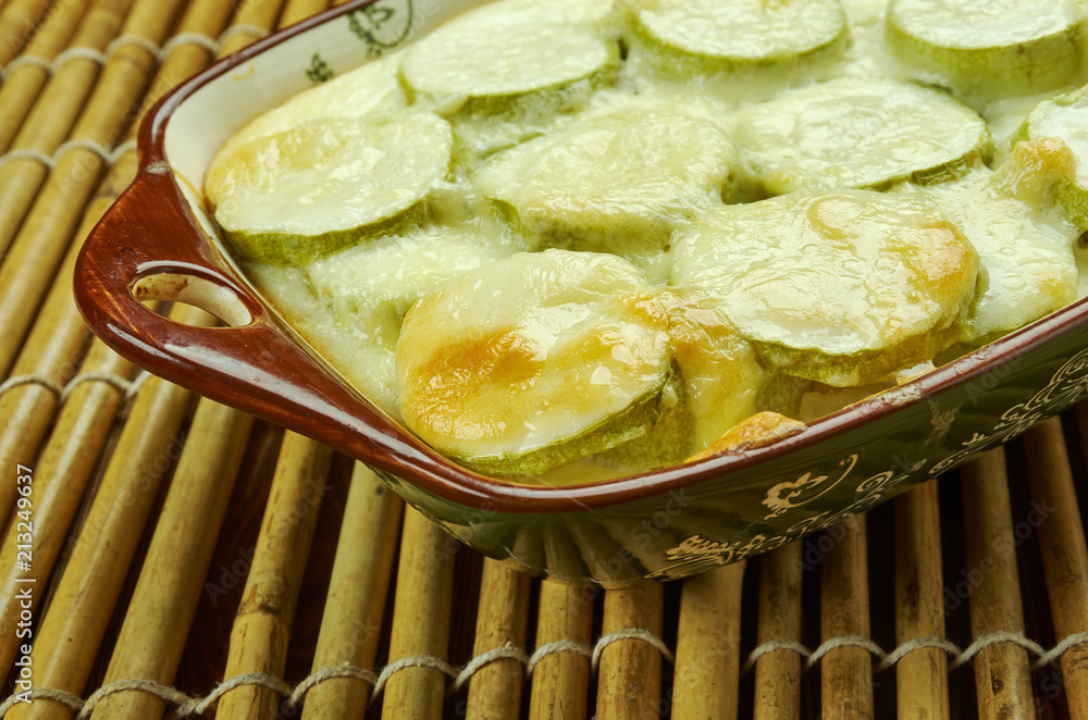 Wall mural Cheesy Squash Casserole