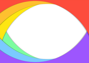 LGBT Paper Curve Stack Abstract Background
