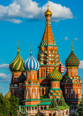 Fototapeta na wymiar Moscow St. Basils Cathedral