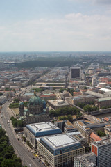 Aussicht auf Berlin aus dem Fernsehturm, Berlin, Deutschland