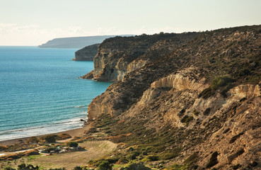 Mediterranean sea in Kourion. Cyprus