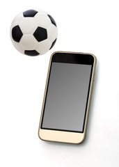 Mobile phone with ball
