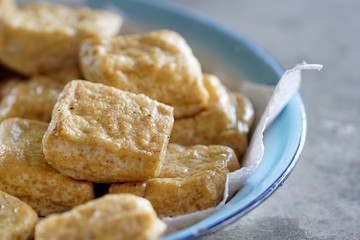 Fried tofu 