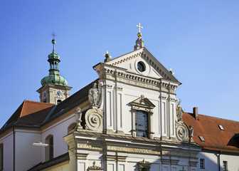 Fototapeta na wymiar Church of St. Joseph in Regensburg. Bavaria. Germany
