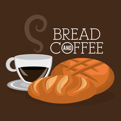 delicious breads and coffee label