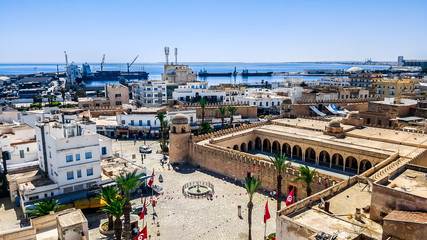 Obraz premium The Grand Mosque of Sousse. UNESCO World Heritage Site. Tunisia