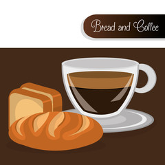 delicious breads and coffee label