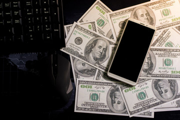 Money is a business investment and global stock market.