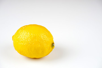 lemon on a wooden table