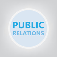 Public Relations concept- vector illustration