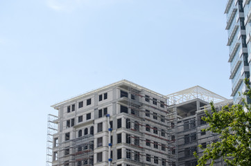 Fototapeta premium Construction of the Big Building