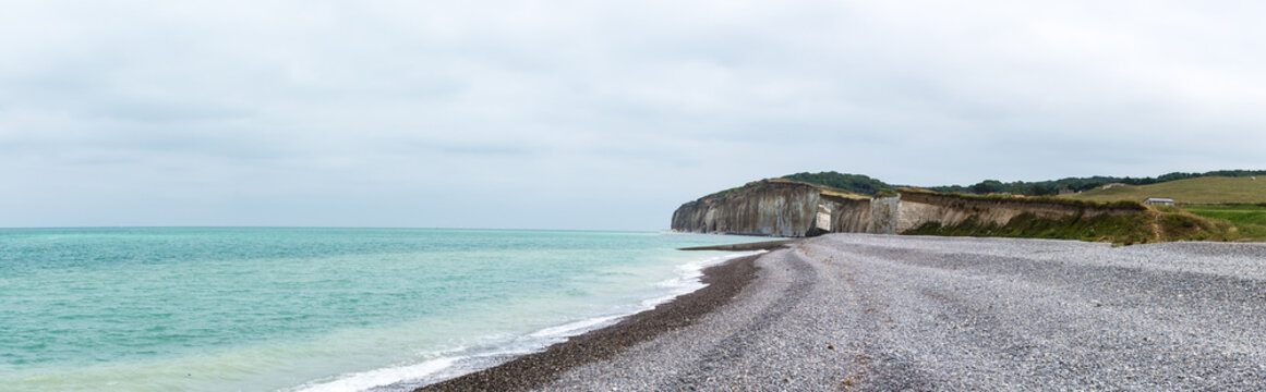 Panorama d'une plage normande