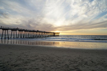 the Pier at sunset