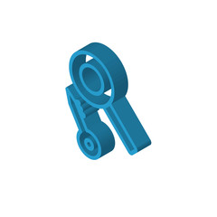 Loupe isometric right top view 3D icon