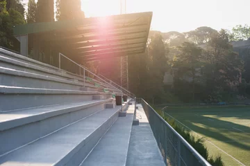 Fotobehang Stadion Cementterras op leeg stadion