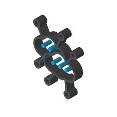 Network isometric right top view 3D icon