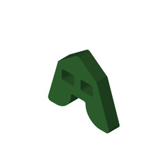 Big Tent isometric right top view 3D icon