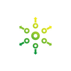 distribution concept icon