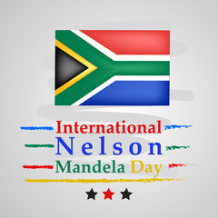 Illustration of background for Nelson Mandela Day
