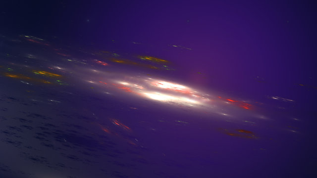 Multiple colorful Galaxies, 
