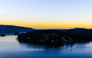 Sunset View, Deep Cove, BC, Canada.
