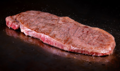 Japanese beef teppanyaki steak.