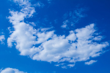 Blue sky background