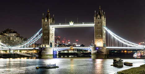 Panele Szklane Podświetlane  Londyn Tower Bridge