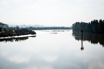 Crystal Clear River in Napa Valley