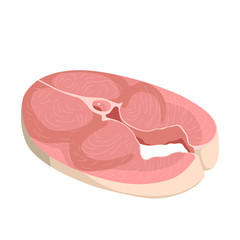  marlin  meat steak vector illustration flat style