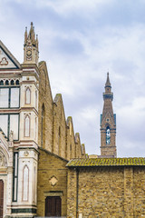 Fototapeta na wymiar Santa Croce Basilica, Florence, Italy