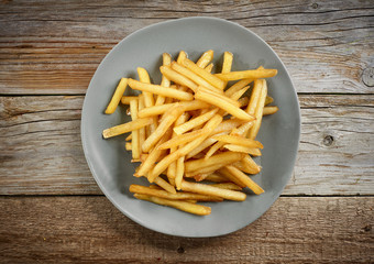 plate of french fries