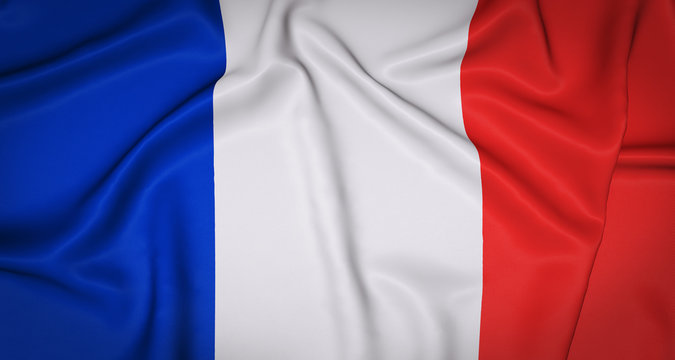 France National Flag Background.