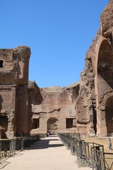 Naklejka premium Ruins of the Baths of Caracalla in Rome, Italy