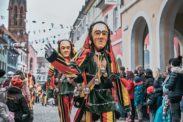 Obraz premium n a r r e n z u n f t k i r l a c h- narrenzunft kirlach - fastnacht - umzug - emmendingen - 2