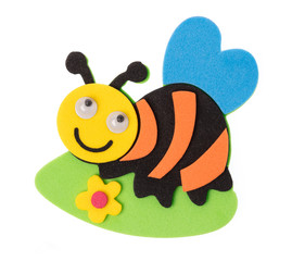 animals eva foam for decoration isolated on white background.